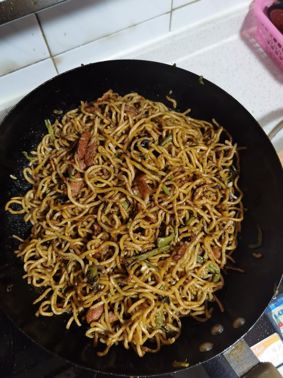 地道老北京扁豆焖面 豆角焖面 太好吃小心吃撑哦