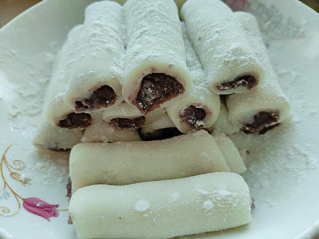 东北传统街边小吃“糯米凉糕”🌴