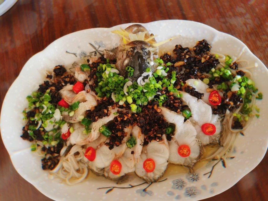 年夜饭系列之孔雀开屏清蒸鲈鱼