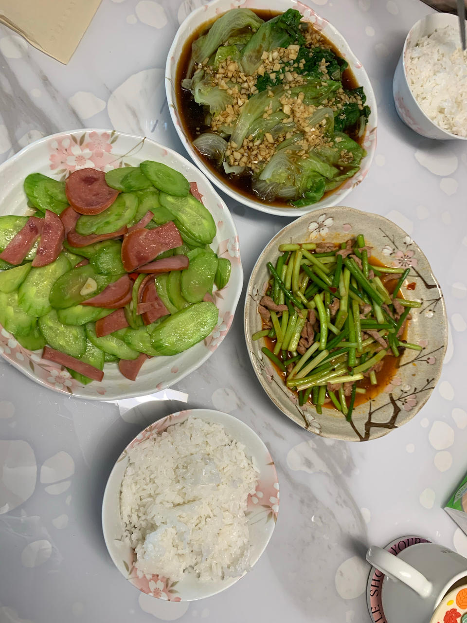 黄瓜炒火腿肠
