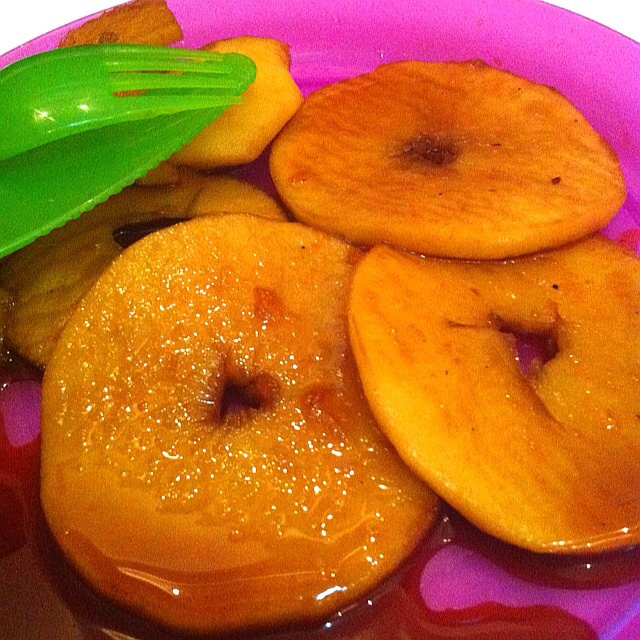 红糖“煎”苹果