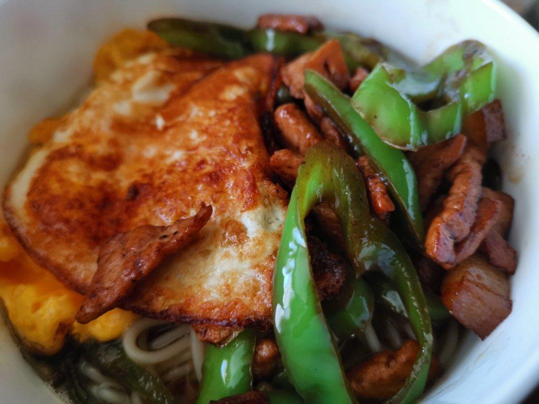 青椒炒肉盖码粉/面