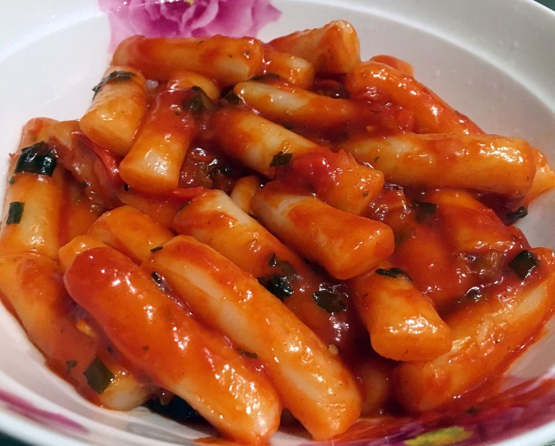 生如夏花做的韩式炒年糕