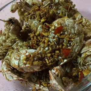 椒盐儿濑尿虾的做法 步骤8