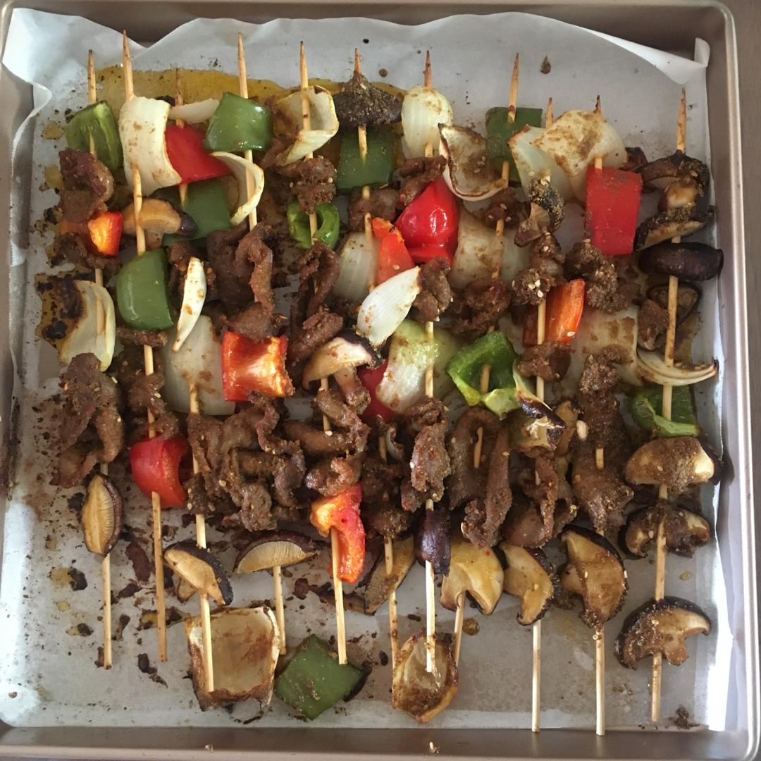 烤箱牙签烤肉