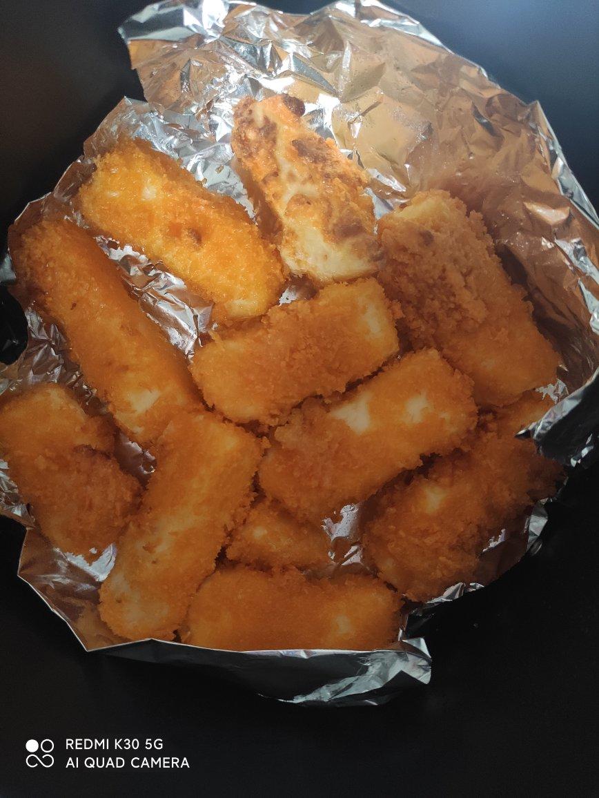 空气炸锅：炸牛奶