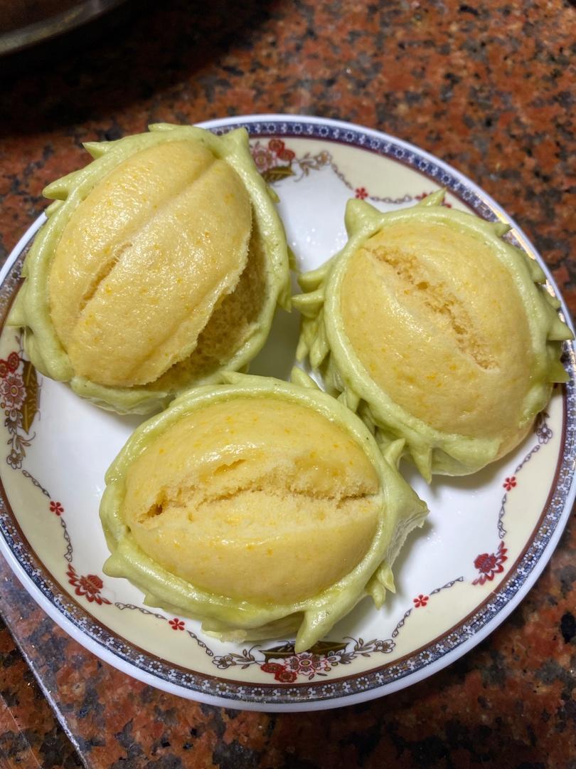 榴莲馒头 一次发酵 快手版零失败