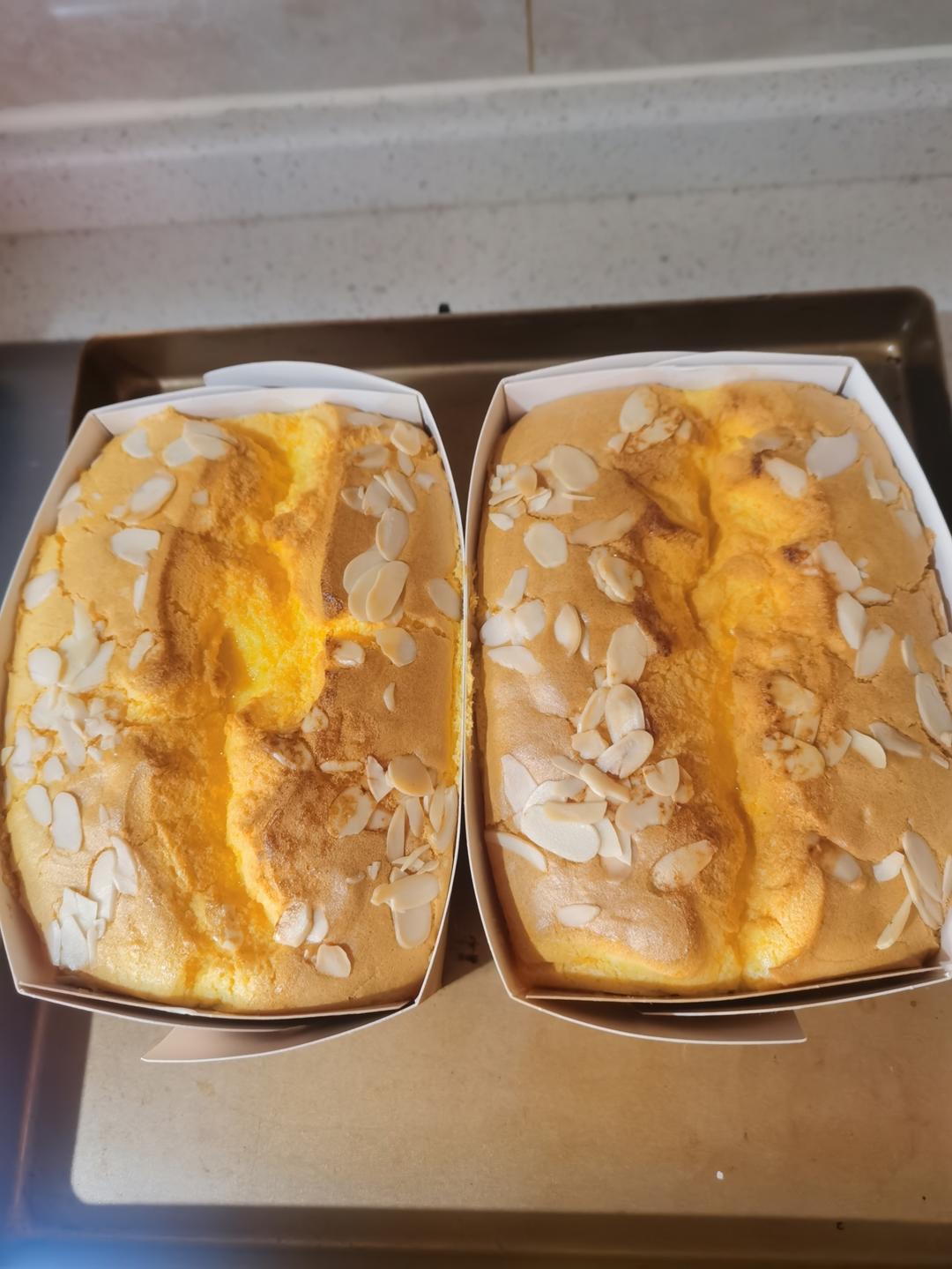 无泡打粉的金枕蛋糕—一次成功零失败