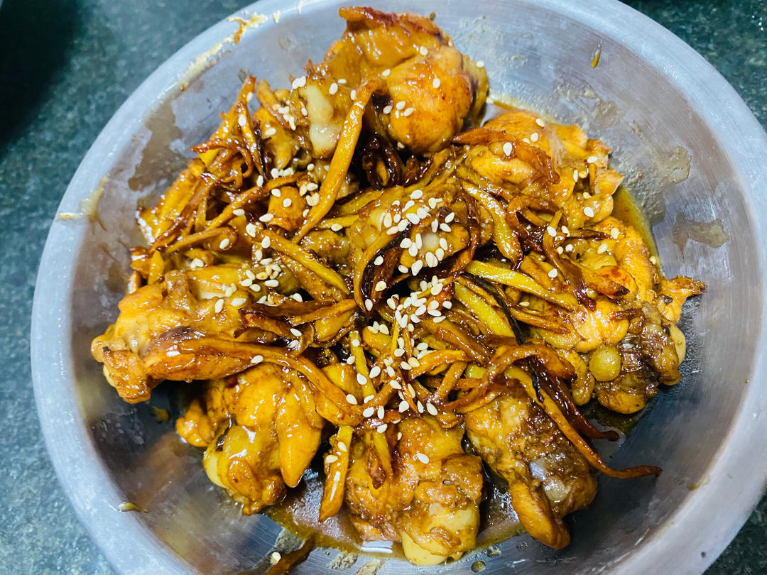 可乐鸡翅（姜丝都好吃）