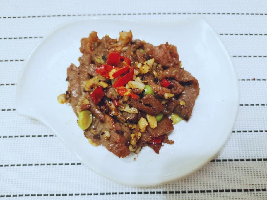 十八秒生爆牛肉