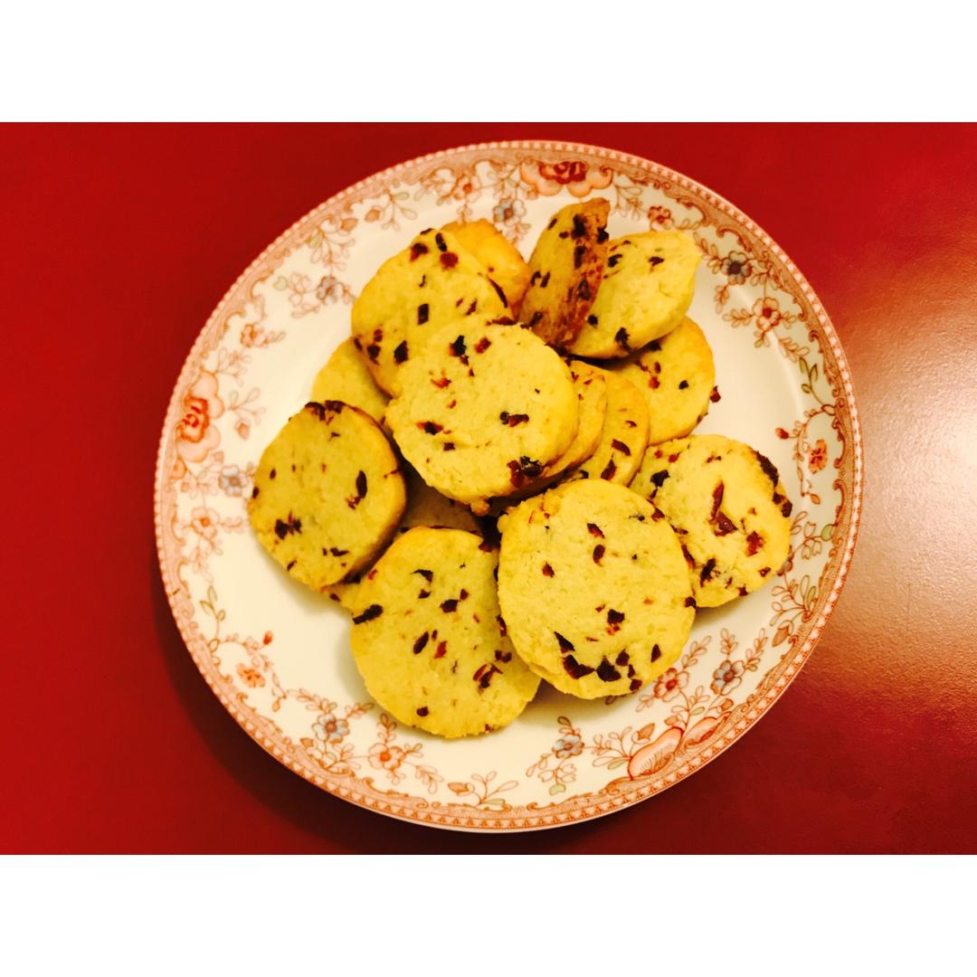低糖少油版蔓越莓饼干