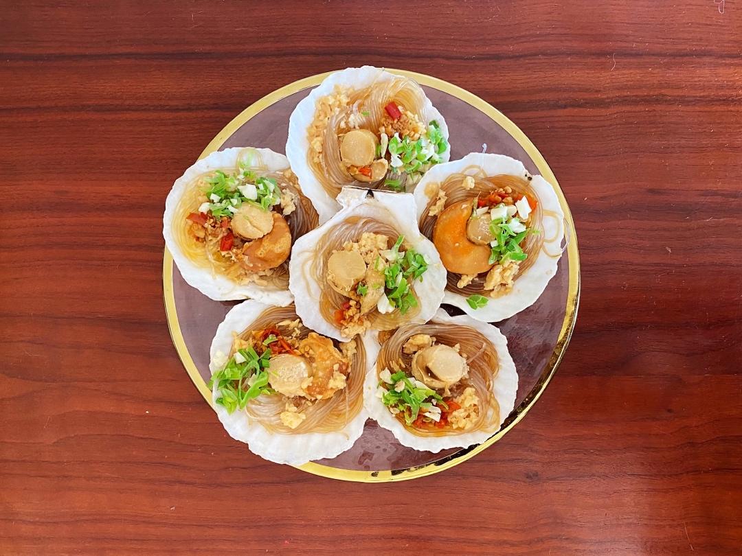 蒜蓉粉丝蒸扇贝