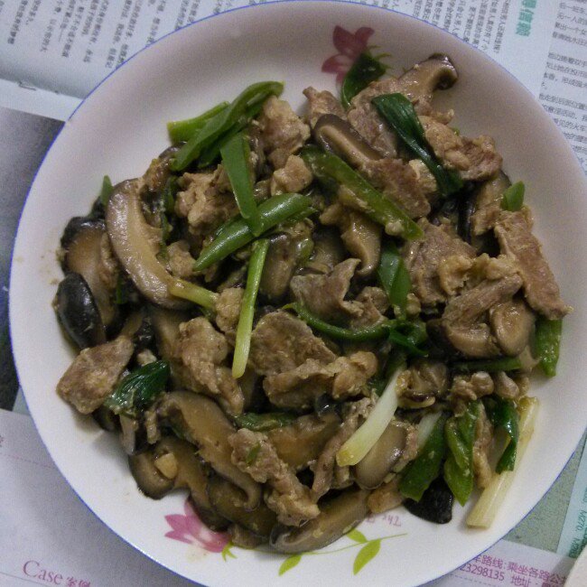 青椒炒肉丝