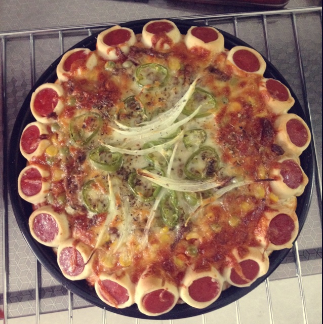 萨拉米花边披萨salami pizza