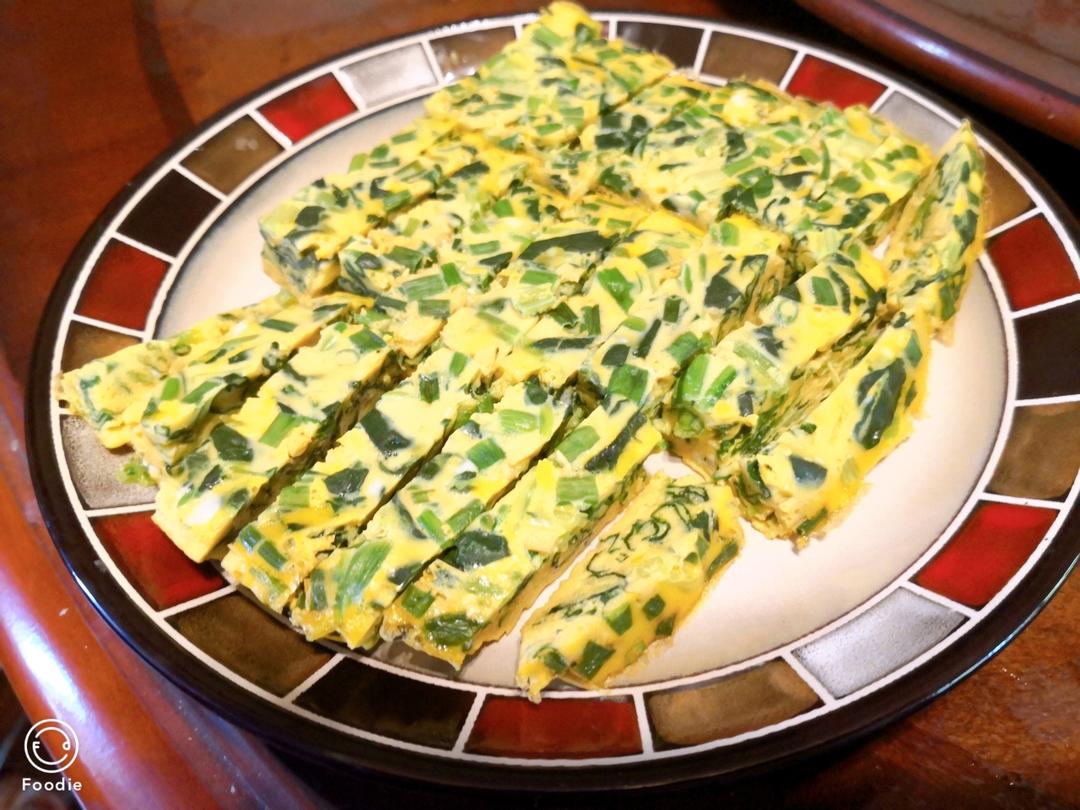 蘸汁菠菜鸡蛋糕——春季养生多吃菠菜