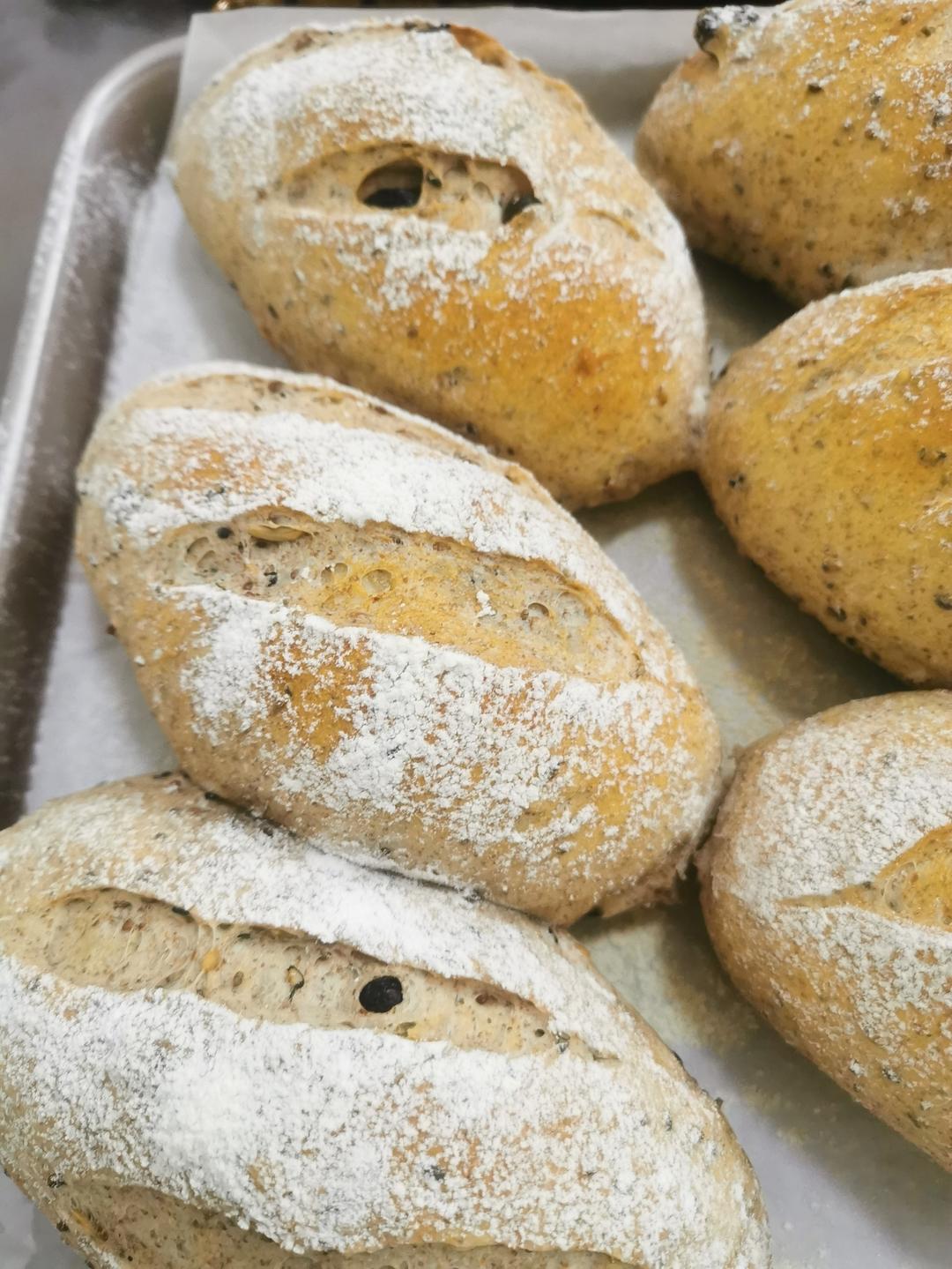 山姆同款无糖全麦坚果果干欧包，天天吃都不腻！