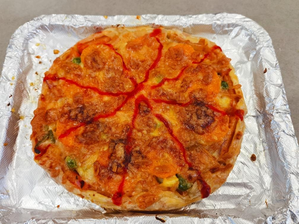 万能手抓饼版迷你披萨的做法