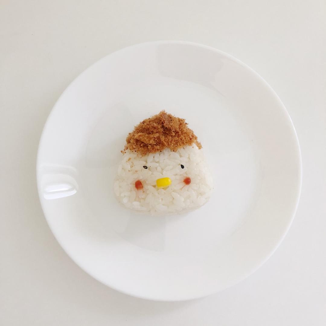 爆炸头饭团君（肉松饭团）