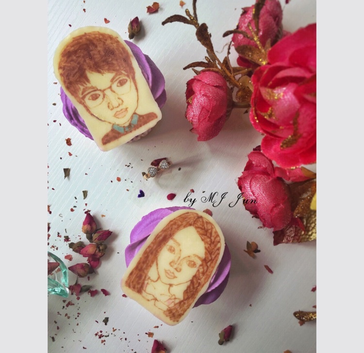 基础巧克力转印、奶油霜转印