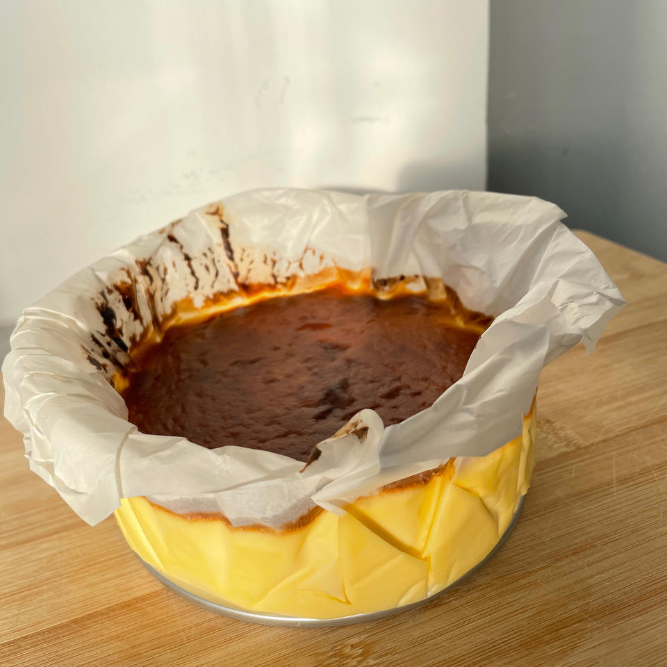 巴斯克芝士蛋糕『最简单的蛋糕』零失败🔥芝士控