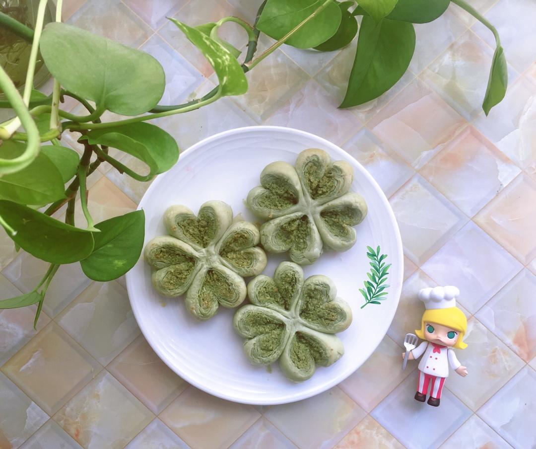幸运四叶草抹茶椰蓉酥【北鼎烤箱食谱】