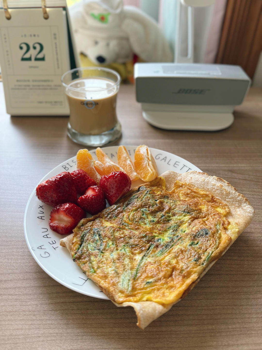 低脂菠菜鸡蛋饼