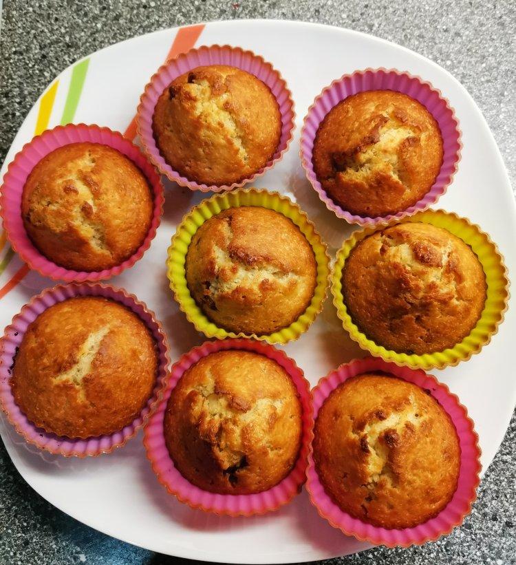 香蕉巧克力碎片麦芬