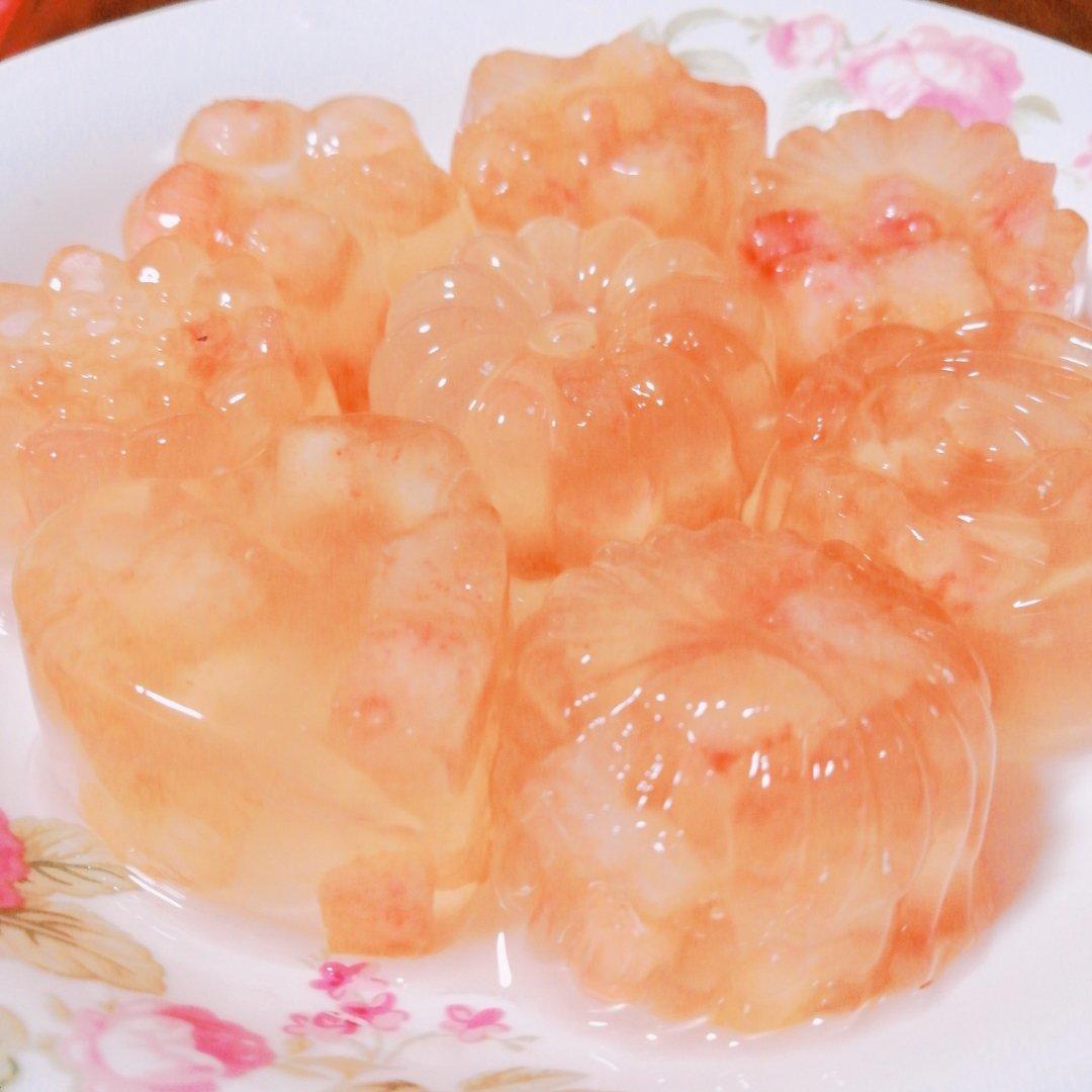 水蜜桃果冻-白凉粉