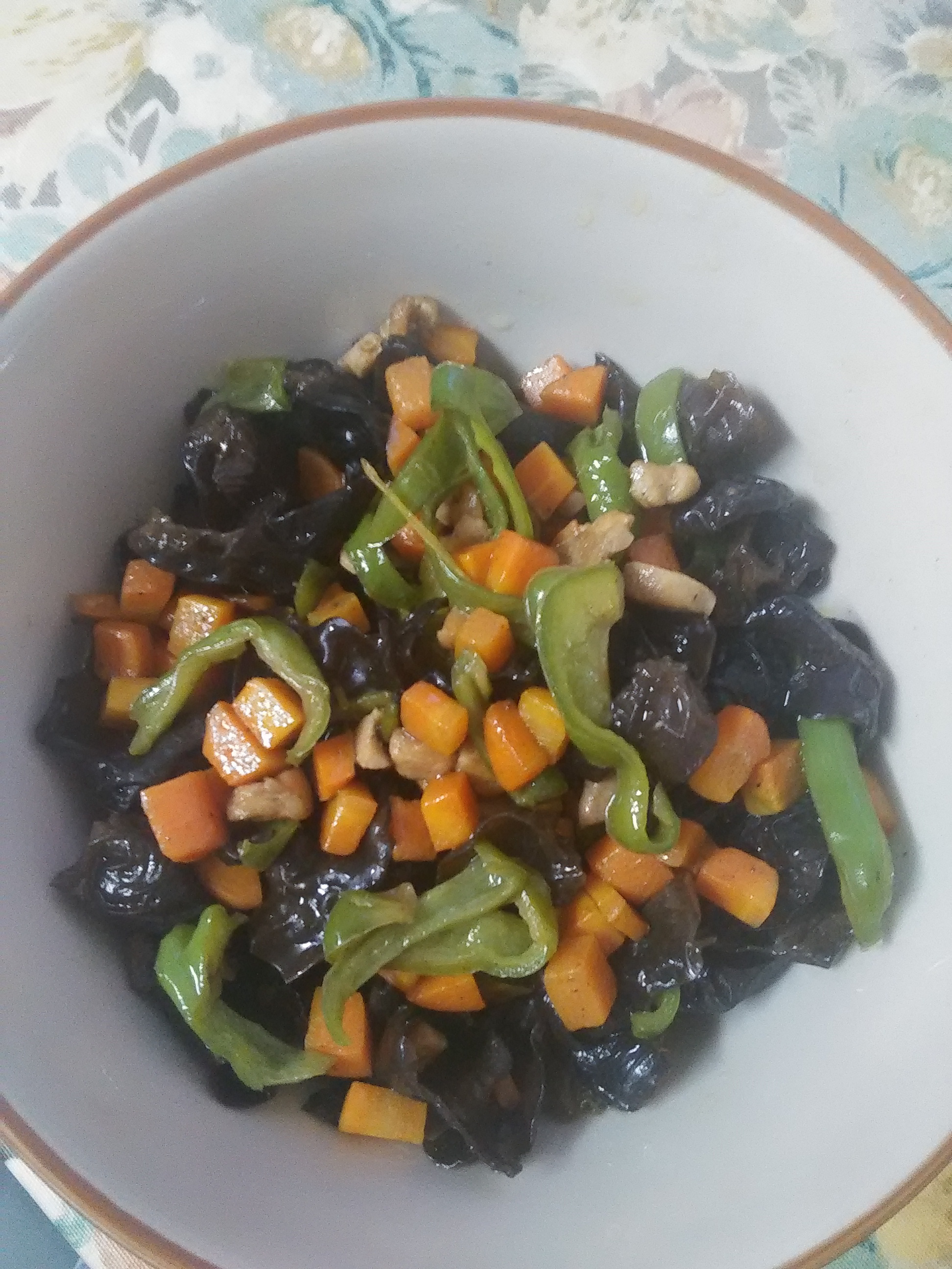 青椒鸡肉胡萝卜