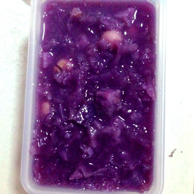 紫薯银耳莲子羹