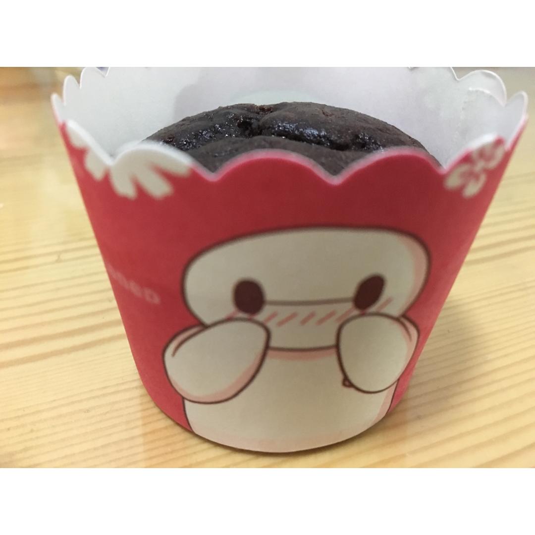 好吃不发胖系列-巧克力香蕉马芬。零巧克力低脂肪。