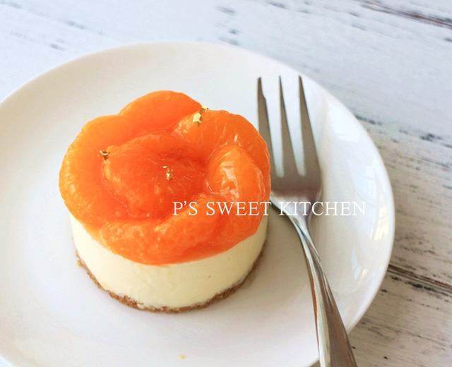 香橙冻芝士蛋糕 （免烤箱）P妞的食记的做法