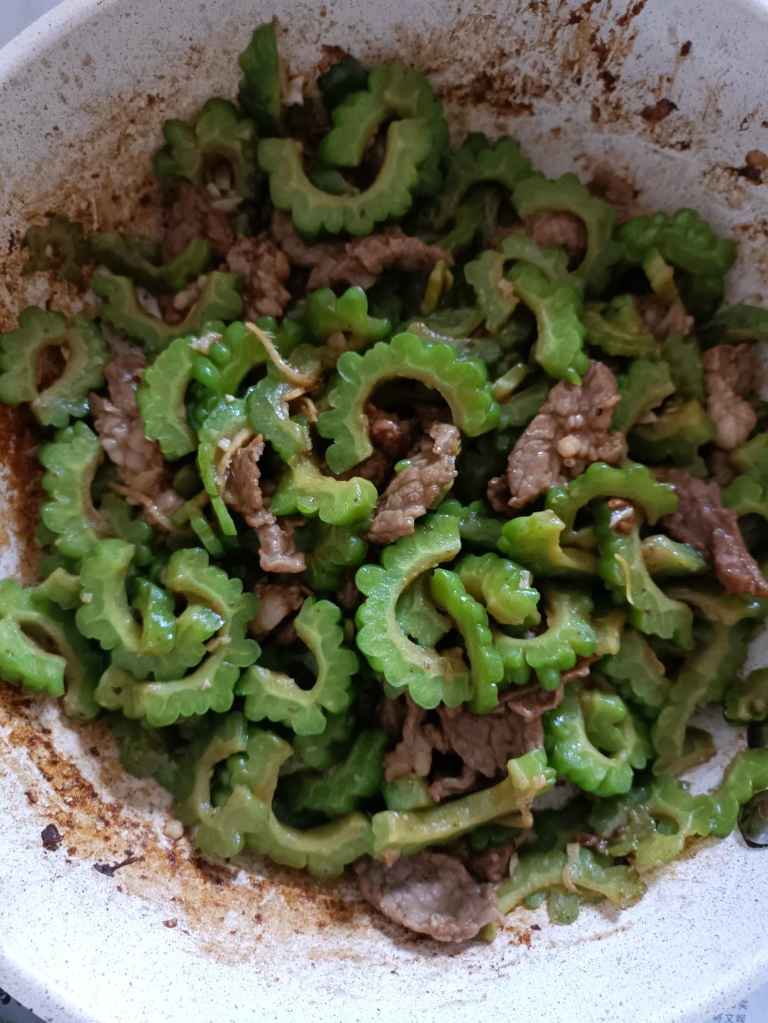 经典粤菜凉瓜牛肉