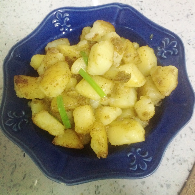 椒盐煎土豆