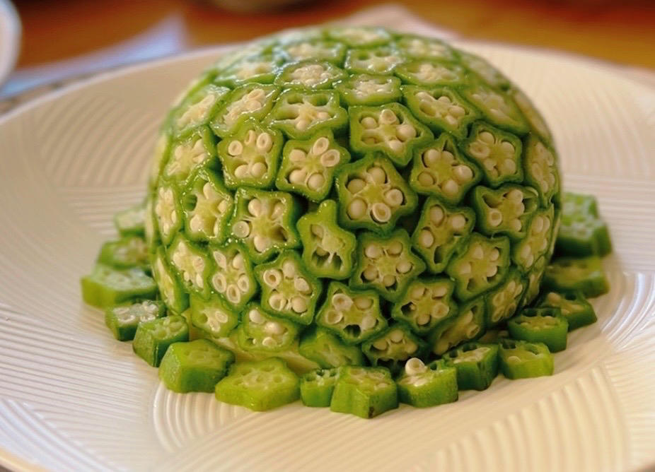 人见人爱的秋葵土豆泥