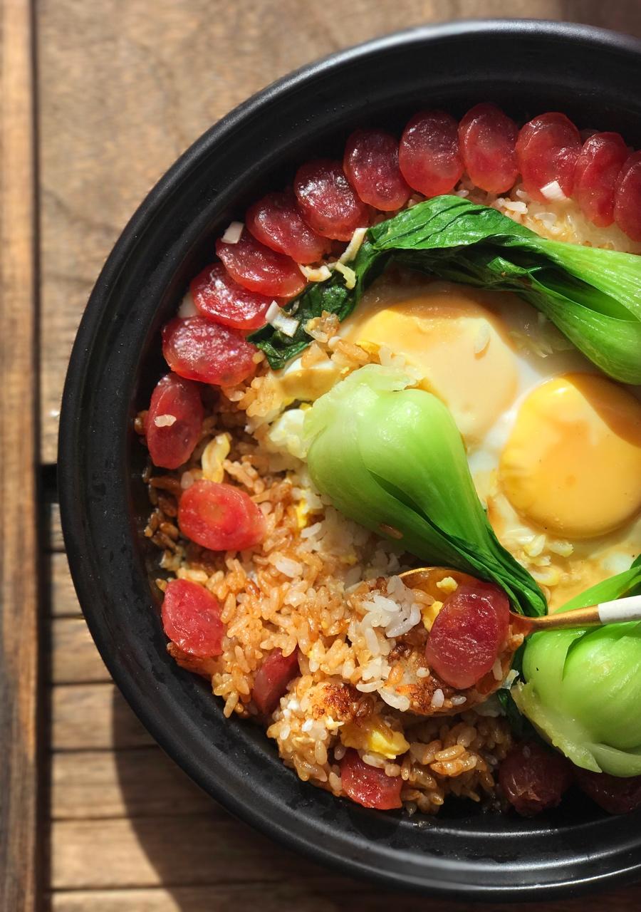 香肠煲仔饭