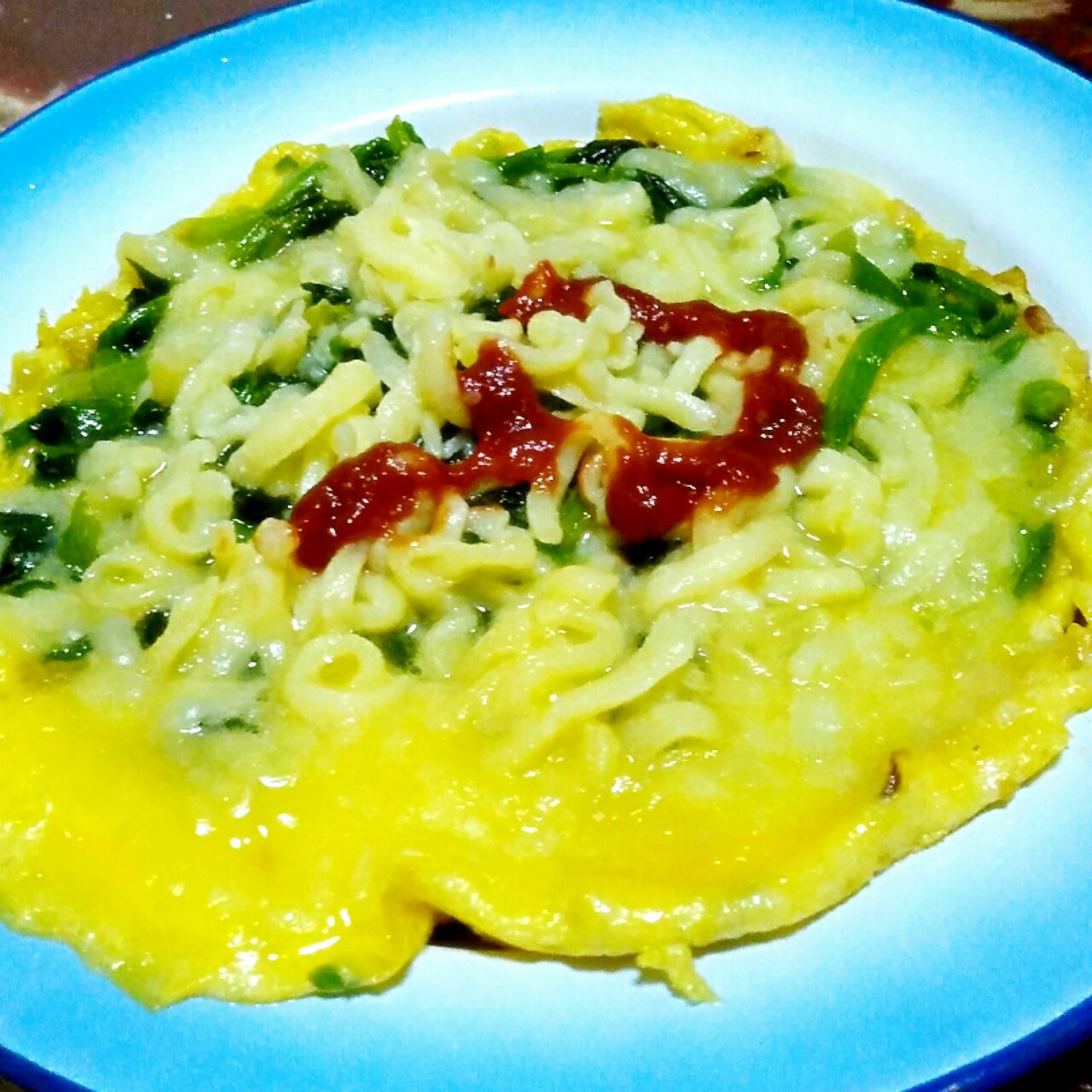 菠菜奶酪烘蛋 (无油快手早餐! )