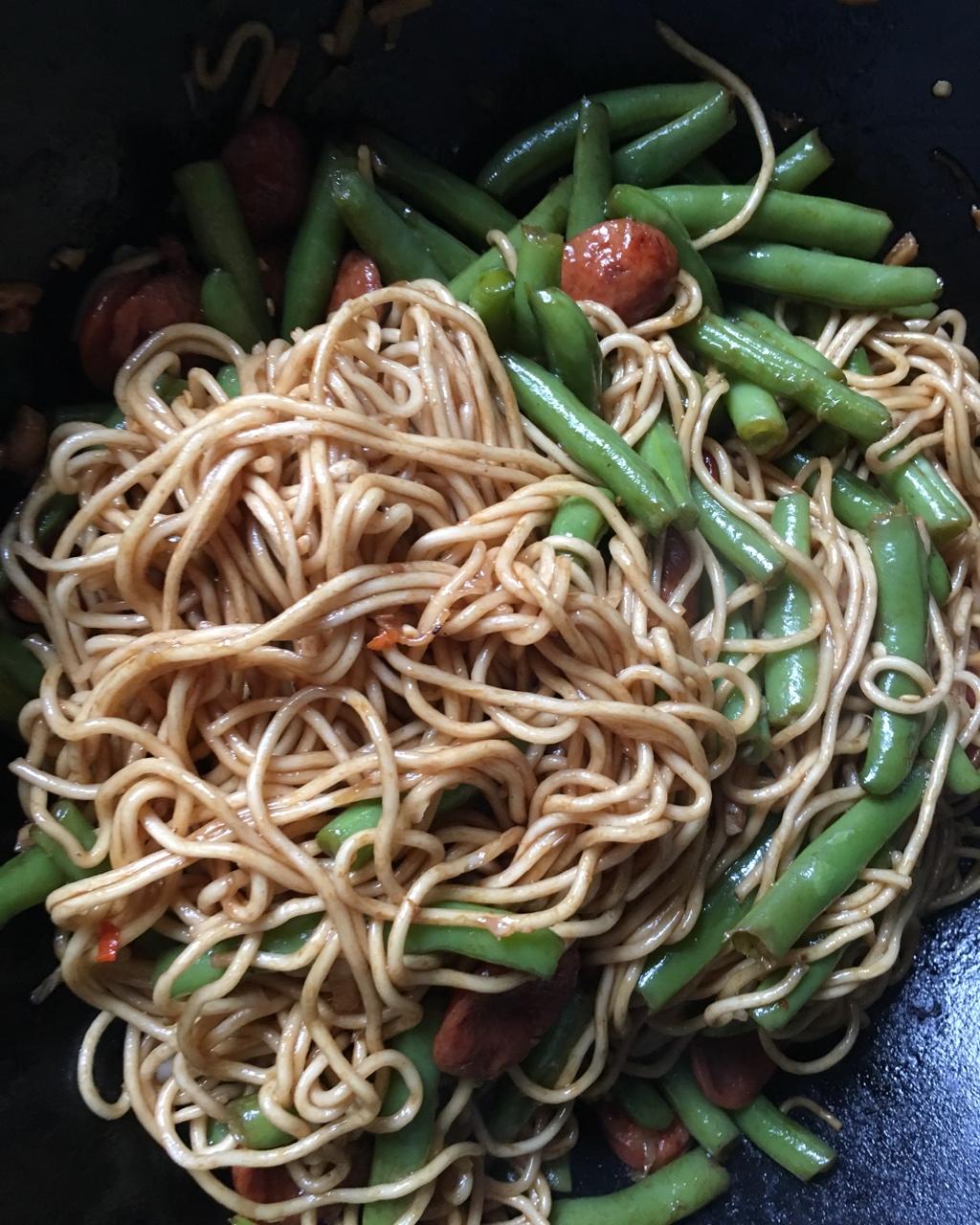 豆角焖面