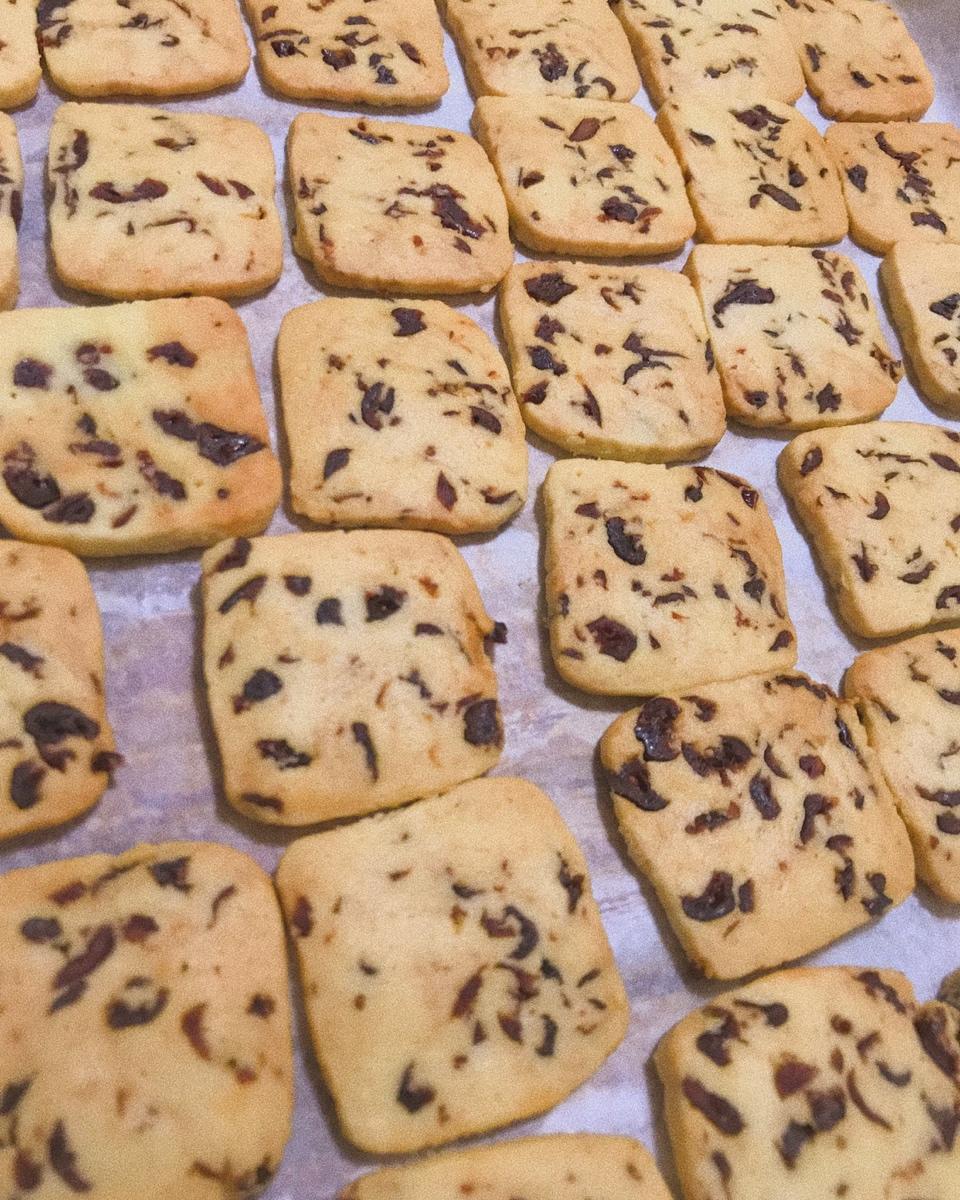 低糖少油版蔓越莓饼干