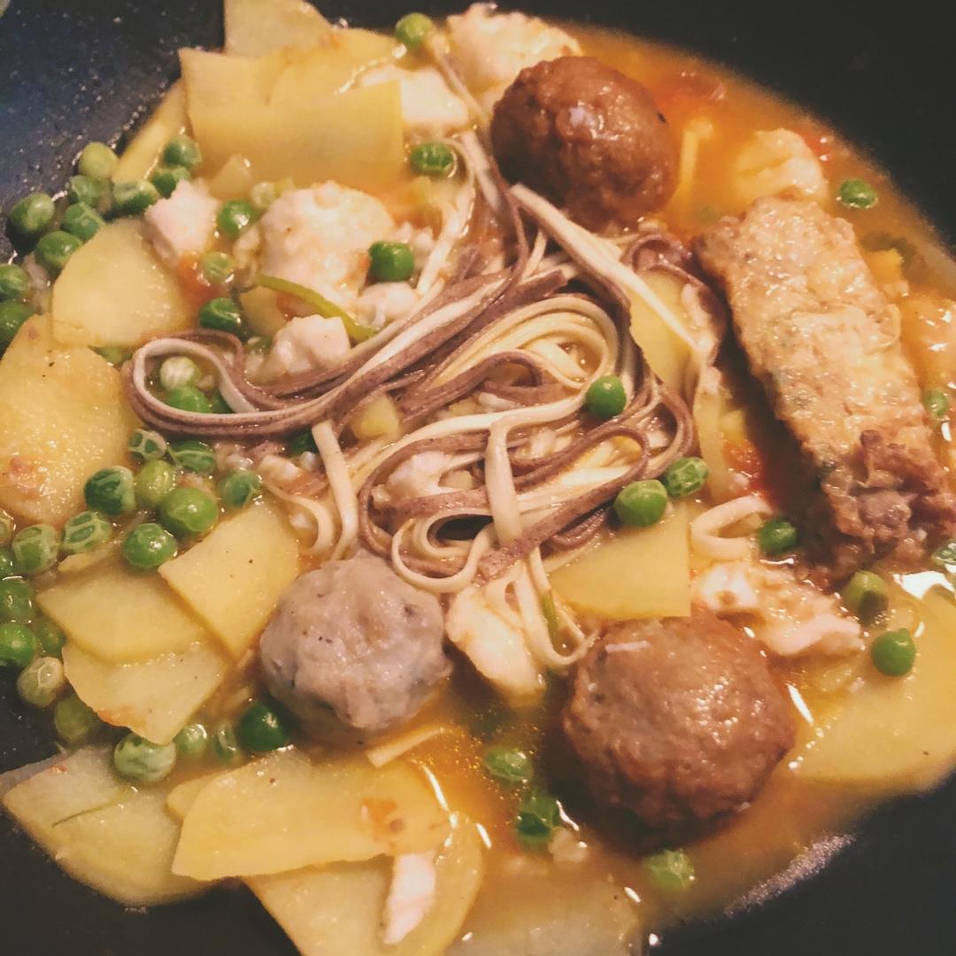 番茄土豆巴沙鱼汤
