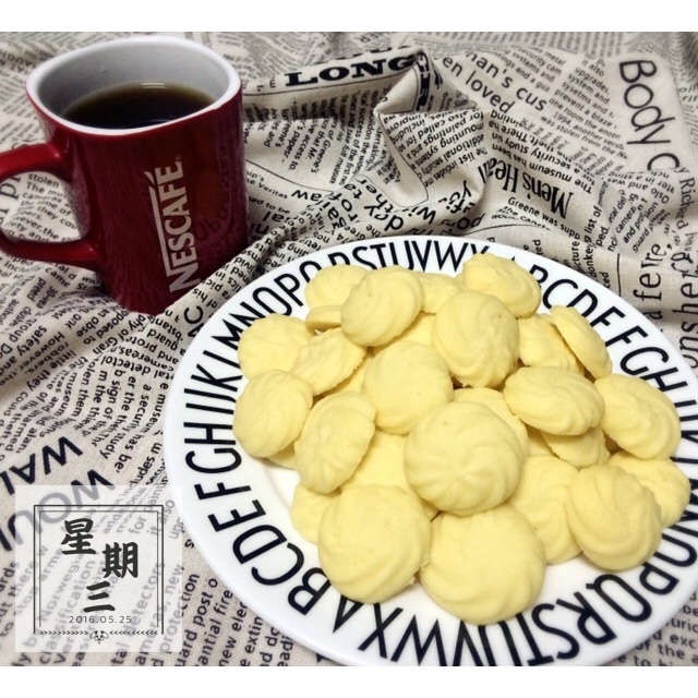 多种口味曲奇（香草、巧克力、抹茶）