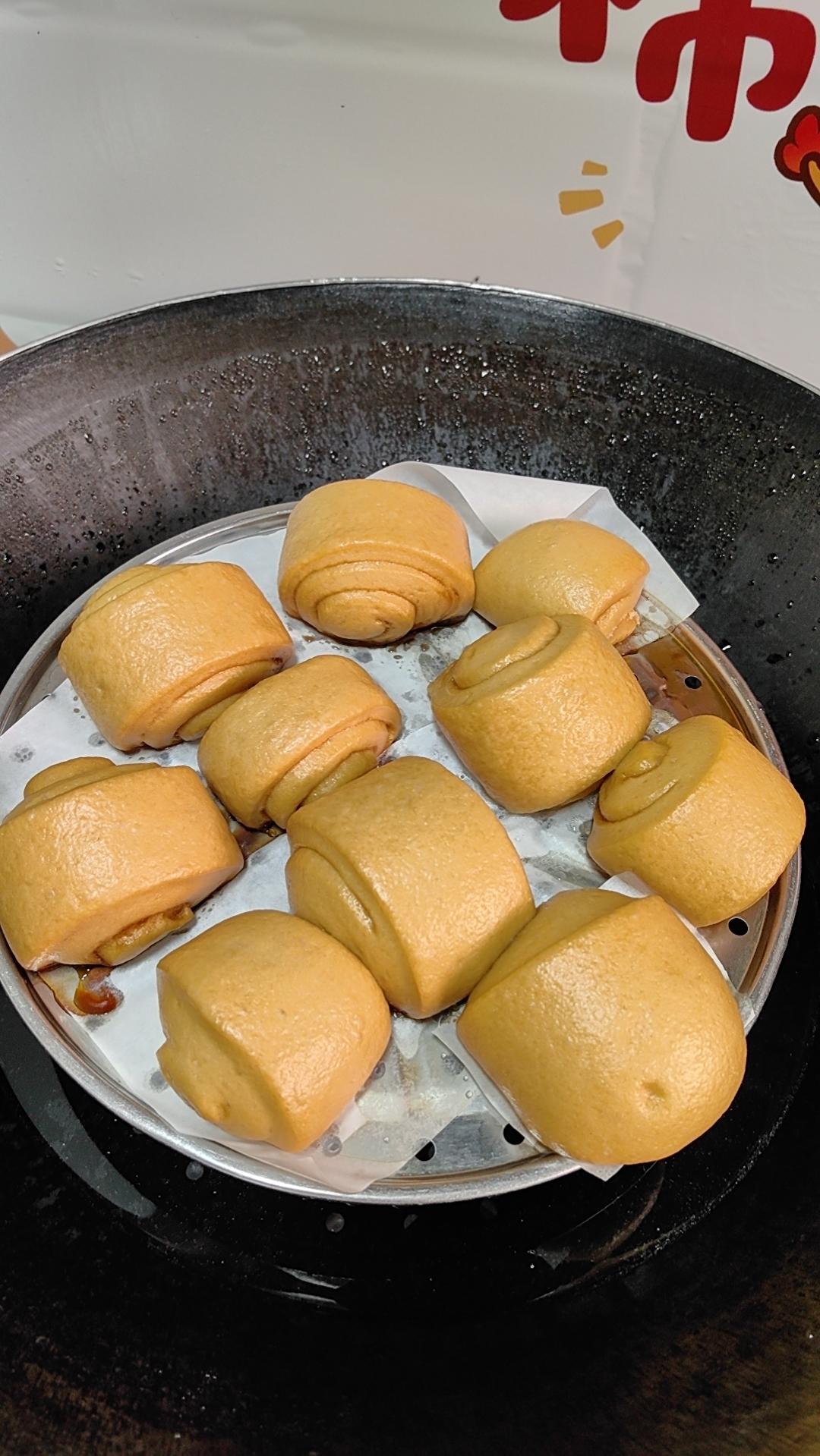 奶香红糖馒头（超详细一次发酵版）