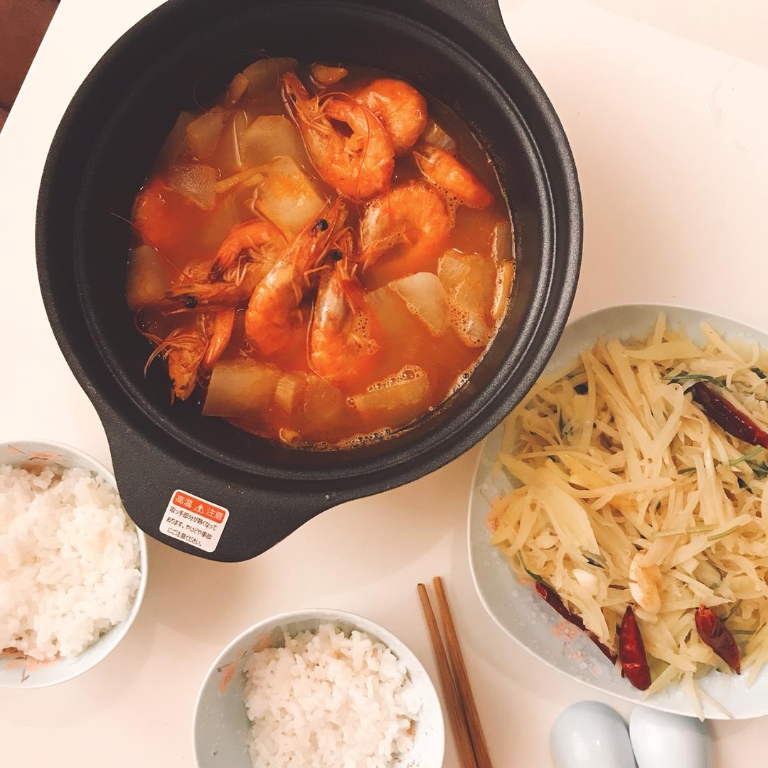 萝卜虾汤