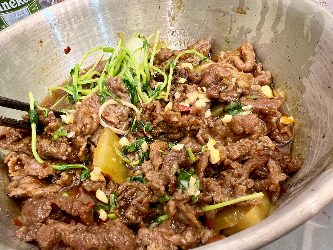 家常版超级详细的水煮牛肉水煮肉片