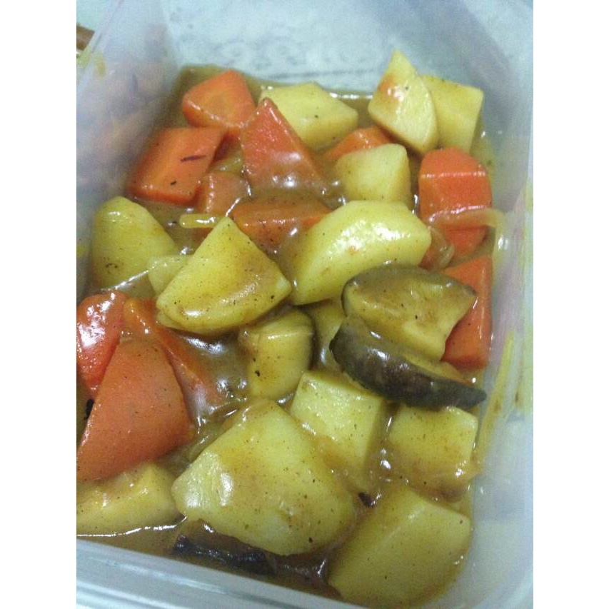 素咖喱饭