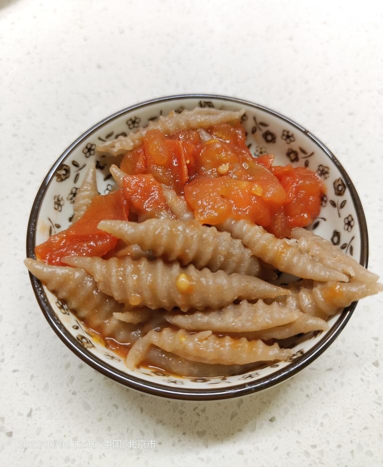 好看好吃的海螺莜面