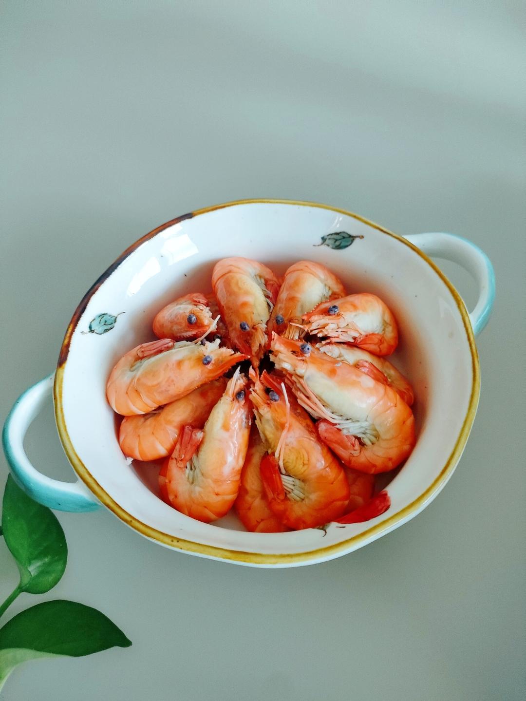 年夜菜｜香辣金针菇大虾 鸿运当头