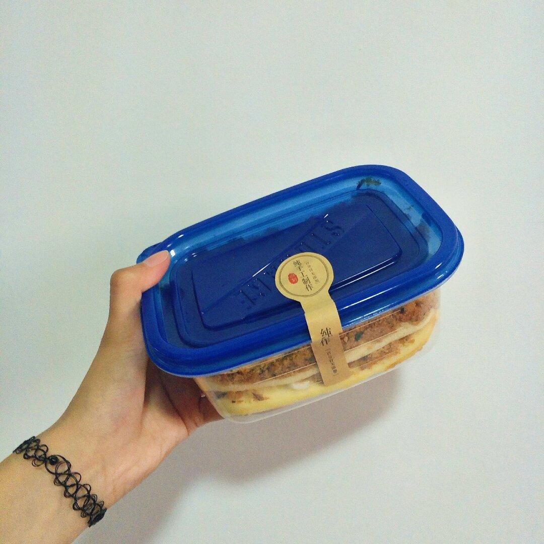 自制肉松沙拉蛋糕盒子