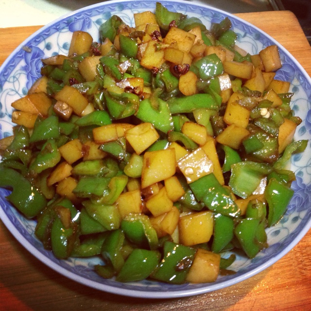 懒人版青椒土豆片