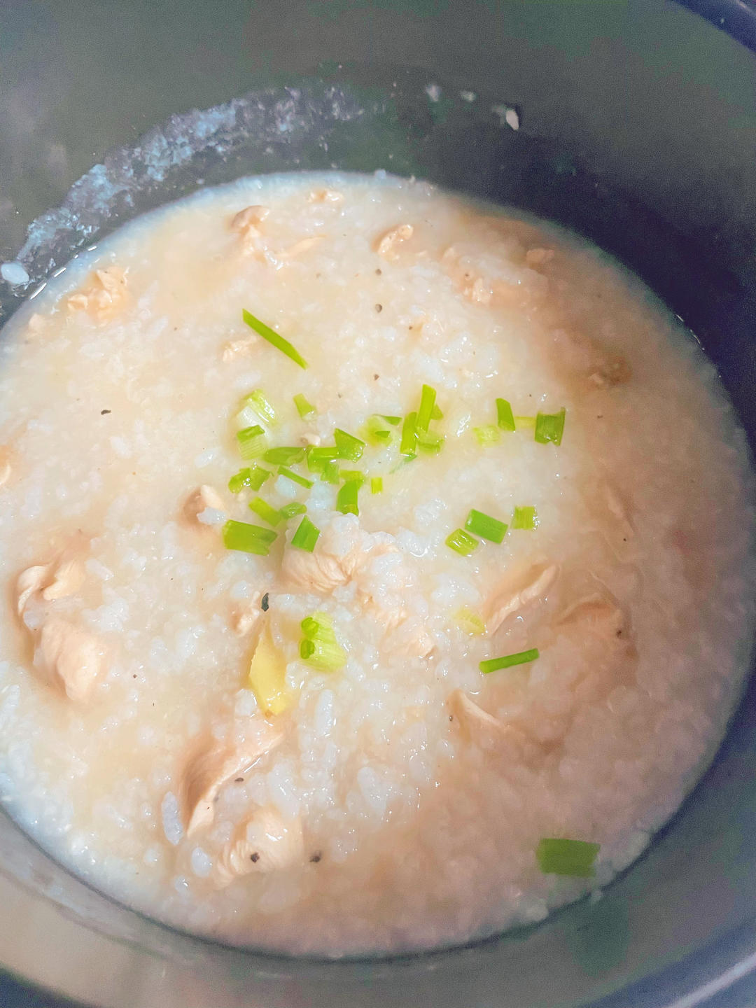 香菇鸡肉粥（电饭锅版、老港风味）
